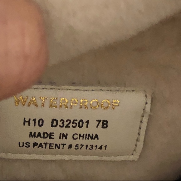 NWT Cole Haan NIKE Air Michelle Shearling Boots Waterproof suede Lamb sheep fur - Picture 14 of 14